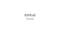Riigiõigus - Kohtud