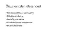 Riigiõigus - Õiguskantsler #3