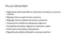 Riigiõigus - Õiguskantsler #9