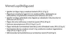 Riigiõigus - Põhiõigused-vabadused ja kohustused #18