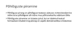 Riigiõigus - Põhiõigused-vabadused ja kohustused #9