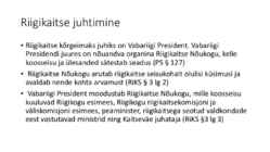 Riigiõigus - Riigikaitse #4