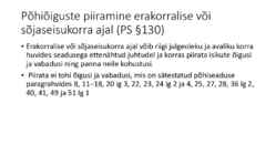 Riigiõigus - Riigikaitse #8