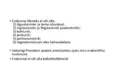 Riigiõigus - Põhiseaduse printsiibid #14
