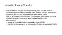 Riigiõigus - Põhiseaduse printsiibid #21