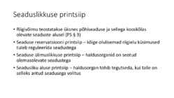 Riigiõigus - Põhiseaduse printsiibid #24