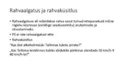 Riigiõigus - Põhiseaduse printsiibid #9