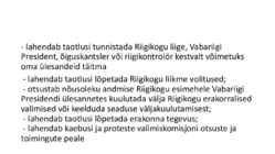 Riigiõigus - Põhiseaduslikkuse järelevalve #6