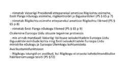Riigiõigus - Riigikogu #13