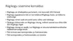 Riigiõigus - Riigikogu #14