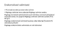 Riigiõigus - Riigikogu #8