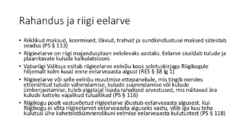 Riigiõigus - Seadusandlus-rahandus-riigieelarve #8