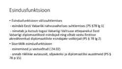 Riigiõigus - Vabariigi President #5