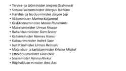 Riigiõigus - Vabariigi Valitsus #7