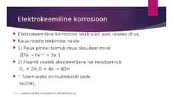 Metallide korrosioon #5