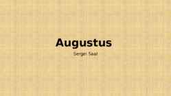 Keiser Augustus