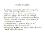 Eesti krooni lugu #5