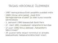 Eesti krooni lugu #8