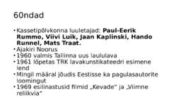Eesti kirjandus alates 1940ndatest #11