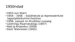 Eesti kirjandus alates 1940ndatest #8