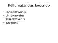 Põllumajandus #2