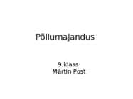 Põllumajandus