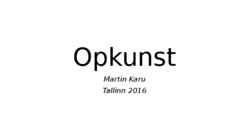 Opkunst