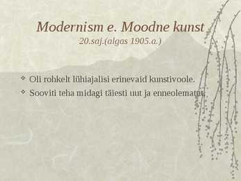 Kunstiajaloo üldvaade #20