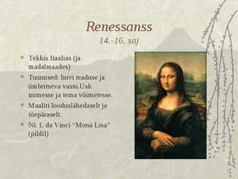 Kunstiajaloo üldvaade #6