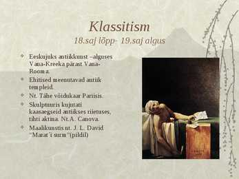 Kunstiajaloo üldvaade #9