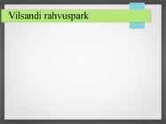 Vilsandi rahvuspark