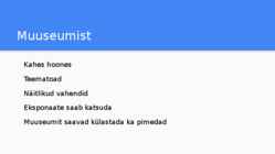 Tervisehoiumuuseumi tutvustavad slaidid #2