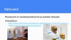 Tervisehoiumuuseumi tutvustavad slaidid #4