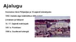 Tartu raekoja platsi ja toomemäge tutvustavad slaidid #3