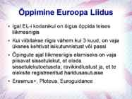 EUROOPA LIIT #12