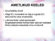 EUROOPA LIIT #6