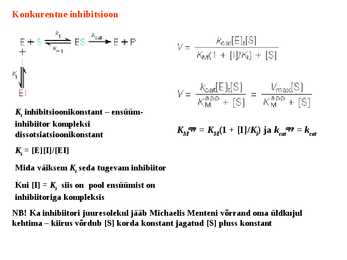 Ensüümikineetika #18
