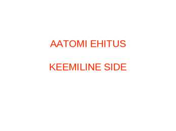 Keemiline side