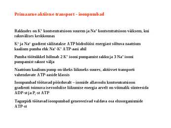 Membraantransport #14