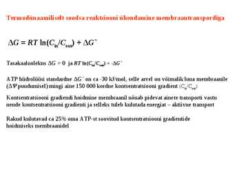 Membraantransport #6