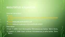 Bioloogilise mitmekesisuse säilitamine #13