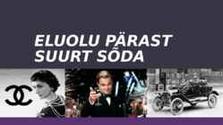 ELUOLU PÄRAST SUURT SÕDA