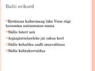 Eesti Vene impeeriumi osana-Haldus ja Majandus #5