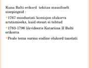 Eesti Vene impeeriumi osana-Haldus ja Majandus #6