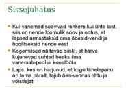 LASTE ARV-ÕNNASPOSITSIOON JA - SUHTED #2
