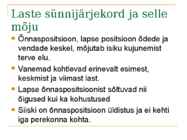 LASTE ARV-ÕNNASPOSITSIOON JA - SUHTED #4
