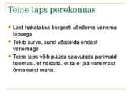 LASTE ARV-ÕNNASPOSITSIOON JA - SUHTED #6