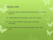 Vepsa keel #6