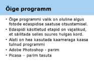 Pilditöötlus esitlus #2