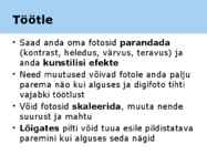 Pilditöötlus esitlus #4